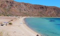 Campers on beach in Loreto bays in baja california sur II