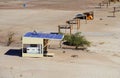 Campers on beach in Loreto bays in baja california sur III