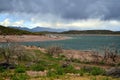 Campers at Roosevelt Lake Arizona