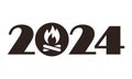 2024 - campfire, camping bonfire, fire, camp