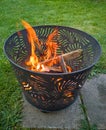 Campfire at Easter in Germany Royalty Free Stock Photo