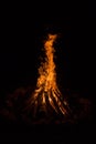 Campfire - Fire - Fire Place Royalty Free Stock Photo