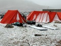 Campground near mount Kailas, Tibet, China