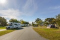 Campground for RV camper vehicles and motor homes in scenic Pismo Beach, California Central Coast