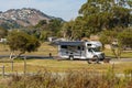 Campground for RV camper vehicles and motor homes in scenic Pismo Beach, California Central Coast