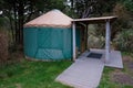 Campground Yurt on Oregon Coast Royalty Free Stock Photo