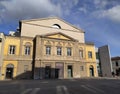 Campi Bisenzio, Italy, The theater `Teatrodante Carlo Monni`, view.