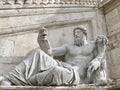 Campidoglio. Ancient statue. Rome. Italy Royalty Free Stock Photo