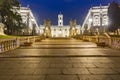 Campidoglio square on Capitoline Hill, Rome, Italy Royalty Free Stock Photo