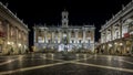 Campidoglio square on the night