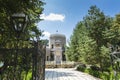 Sunny day at Iulia Hasdeu Castle, a house built in the form of small castle by Bogdan Petriceicu Hasdeu