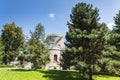 Sunny day at Iulia Hasdeu Castle, a house built in the form of small castle by Bogdan Petriceicu Hasdeu