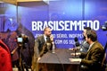 Deputy Eduardo Bolsonaro being interviewed by the newspaper Brasil without fear