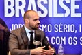 Deputy Eduardo Bolsonaro speaking to the newspaper Brasil without fear