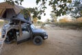 Camping in Africa on rooftop tent