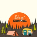 Camping background