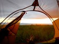 Camping on the Beach