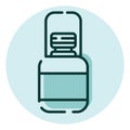 Camping bottle, icon