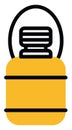 Camping bottle, icon