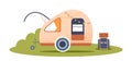 Camping car concept Royalty Free Stock Photo