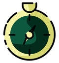 Camping compass, icon