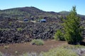 Camping at Craters of the Moon Royalty Free Stock Photo