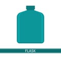 Camping Flask Icon Royalty Free Stock Photo