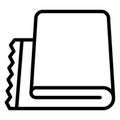 Camping, floor mat Vector Icon which can easily edit