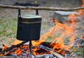 Camping Food on campfire