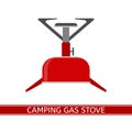 Camping Gas Stove Royalty Free Stock Photo