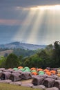 Camping grounds Doi Samer Dow Royalty Free Stock Photo