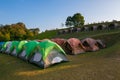 Camping grounds Doi Samer Dow Royalty Free Stock Photo