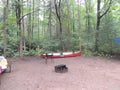 Camping grounds at Lake arrowhead, Ontario Parks