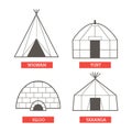 Camping homes set