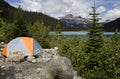 Camping by Joffre lake