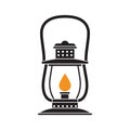 Camping Lantern or Gas Lamp Royalty Free Stock Photo