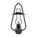 Camping Lantern or Gas Lamp Royalty Free Stock Photo