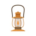 Camping Lantern or Gas Lamp Royalty Free Stock Photo