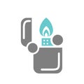 Camping lighter icon on white background for graphic and web design, Modern simple vector sign. Internet concept. Trendy symbol Royalty Free Stock Photo