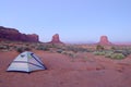 Camping in Monument Valley
