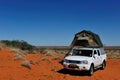 Camping in Namibia Royalty Free Stock Photo