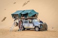 Camping in the Namibian Desert.