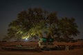 Camping near Sesriem in Namibia Royalty Free Stock Photo