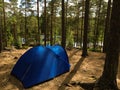 Camping in Nuuksio National Park, Finland