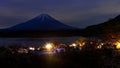 Camping at Shoji lake, Japan