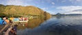 Camping on the shores of Lake Toba while on vacation with Friends