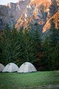 Camping site Royalty Free Stock Photo