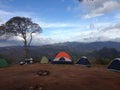 Camping site in Campana Royalty Free Stock Photo