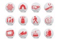 Camping/ski buttons