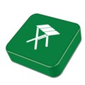 Camping stool icon